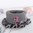 thumbnail image 6 of D-GROEE Winter Neck Warmer Thick Cartoon Giraffe Ruffle Knitted Neck Gaiter Circle Loop Scarves for Kids, 6 of 8