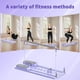 thumbnail image 3 of Tabla de pilates VigoRedge Pilates Reformer, set 11 en 1, color morado, 3 of 9