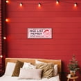 thumbnail image 2 of Stupell Industries Nice List Santa Ticket Black Framed Giclee Art design by JJ Design House LLC, 13 x 30, 2 of 8