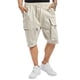 thumbnail image 1 of Txlixc - Pantalones cortos de carga para hombre, elásticos, cómodos, con cordón, informales, con múltiples bolsillos para hacer ejercicio, trotar, correr Txlixc Casual, 1 of 9