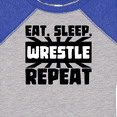 thumbnail image 4 of Inktastic Eat, Sleep, Wrestle, Repeat Boys or Girls Baby Bodysuit, 4 of 5