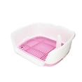 thumbnail image 1 of Removable Dog Potty Tray Keep Floors Clean with Protection Wall Pink, 1 of 9