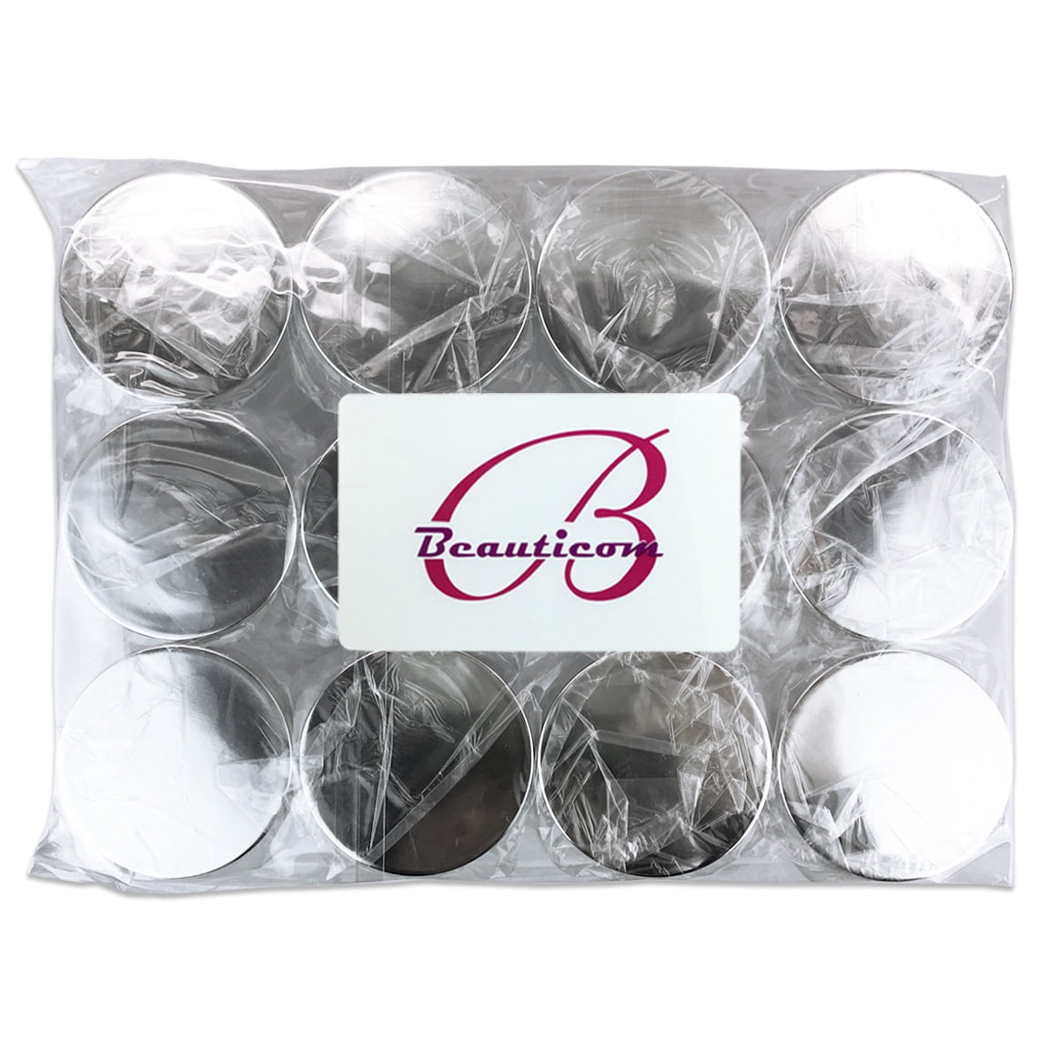 1oz/30g/30ml High Quality Acrylic Leak Proof Clear Container Jars with Silver Lids 30pcs