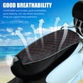 thumbnail image 4 of unbranded Funda Elástica Para Asiento De Motocicleta En Lino Y Malla Con Absorción De Impactos Antideslizante, 4 of 7