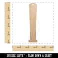 thumbnail image 2 of Baseball Bat Solid Wood Holiday Christmas Tree Ornament Unfinished DIY Pre-Drilled Craft, 2 of 7