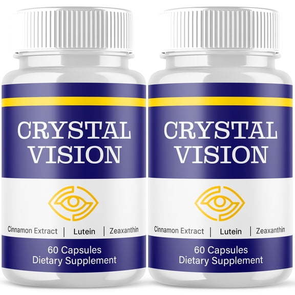 Crystal Vision Care Pills Advanced Formula Eye Health Supplement CrystalVision 120 Capsules