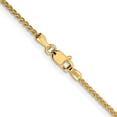 thumbnail image 3 of Solid 10K Yellow Gold 1.7mm Diamond Cut Wheat Chain - 16", 3 of 8