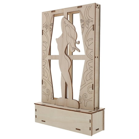 

Night Lamp Creative Light Ornament Room Decorative Light Wooden Tabletop Decor