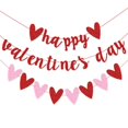 thumbnail image 6 of Happy Valentines Day Decoration Banner Valentine's Day Pull Flag Hanging Banners Love Heart Hanging Garland for Valentines Day Wedding Engagement Anniversary Party Decor, 6 of 6