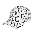 thumbnail image 1 of Fotbe Lovely Penguin Gorro Clásico de Béisbol, Gorra Ajustable con Broche Snapback, Gorro de Exterior de Algodón Suave, 1 of 6