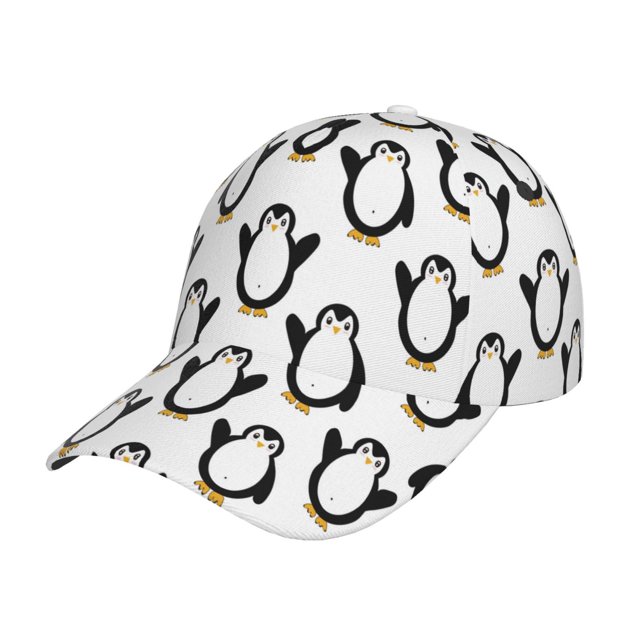 Fotbe Lovely Penguin Gorro Clásico de Béisbol, Gorra Ajustable con Broche Snapback, Gorro de Exterior de Algodón Suave