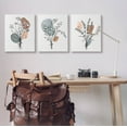 thumbnail image 2 of Stupell Industries Neutral Bohemian Herb Bunches Graphic Art Gallery Wrapped Canvas Print Wall Art, Set of 3, Design by JJ Design House LLC, 2 of 6