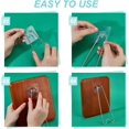 thumbnail image 3 of 5Pcs Picture Frame Easel Bracket Adjustable Metal Picture Frame Easel Backs Adhesive Easel Back Stainless Steel Adjustable Picture Stand for Picture Frame 7.7x2.6 Inch, 3 of 5