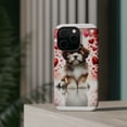 thumbnail image 4 of DistinctInk MagSafe Tough Case for Apple iPhone 15 Pro Max (6.7" Screen) - Valentine's Day Lhasa Apso Puppy - Slim Profile Design, 4 of 6