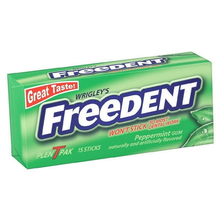 Freedent Peppermint Gum Peppermint (Packaging May Vary)15.0EAPack of 3