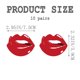 thumbnail image 2 of 10 pares de cubiertas para pezones para festivales, raves y lencería, empanadas de labios de satén desechables, pegatinas autoadhesivas para cubrir el pecho, pegatinas de pétalos para mujeres, 2 of 7