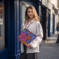 thumbnail image 6 of FORMRS 15-15.6 inch Laptop Sleeve Case Soft Carrying Quilted Computer Bag Cover, Colorful Palm Pattern, 6 of 7