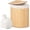 Natural, variant on Corner Laundry Hamper with Lid, 58 L Bamboo Laundry Basket with Removable Liner & Handle, Triangle Clothes Hamper for Small Spaces, Bedroom, Bathroom, Laundry & Living Room (Bamboo)