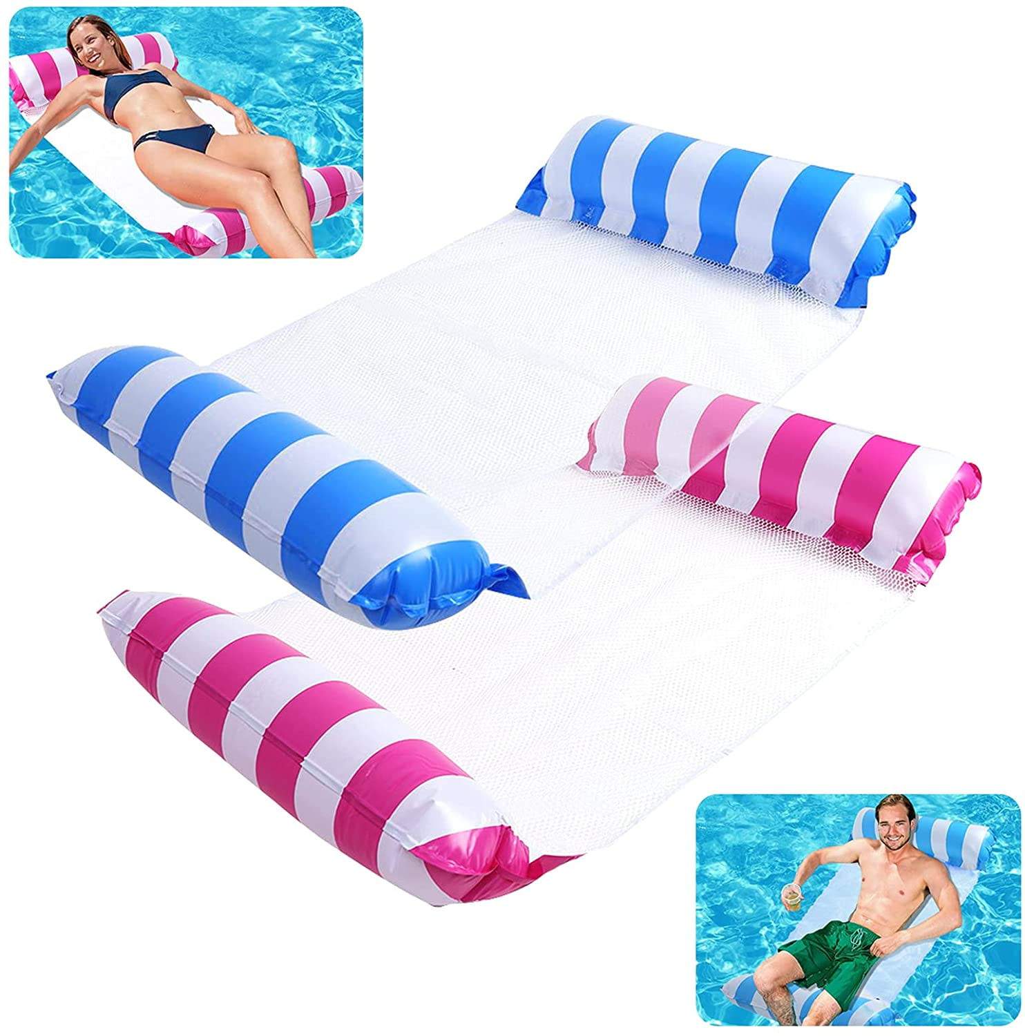 Details about   Pool Float Inflatable Lounger Chair Lounge Mattress 