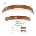 thumbnail image 2 of QualitChoice 2 Pcs/ensemble Garde-Boue Rétro Style Vintage Rabats de Boue pour Matériau Durable Frein en V Robuste 16 Po Marron, 2 of 6