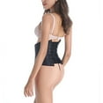 thumbnail image 6 of Women's Lace Up Boned Jacquard Brocade Waist Training Underbust Corset, 6 of 8