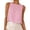 Red., variant on akafmk Sleeveless Tops for Women, Linen Shirts, Women's Round Neck Striped Cropped Tops Casual Summer Cotton Blouses, Size S