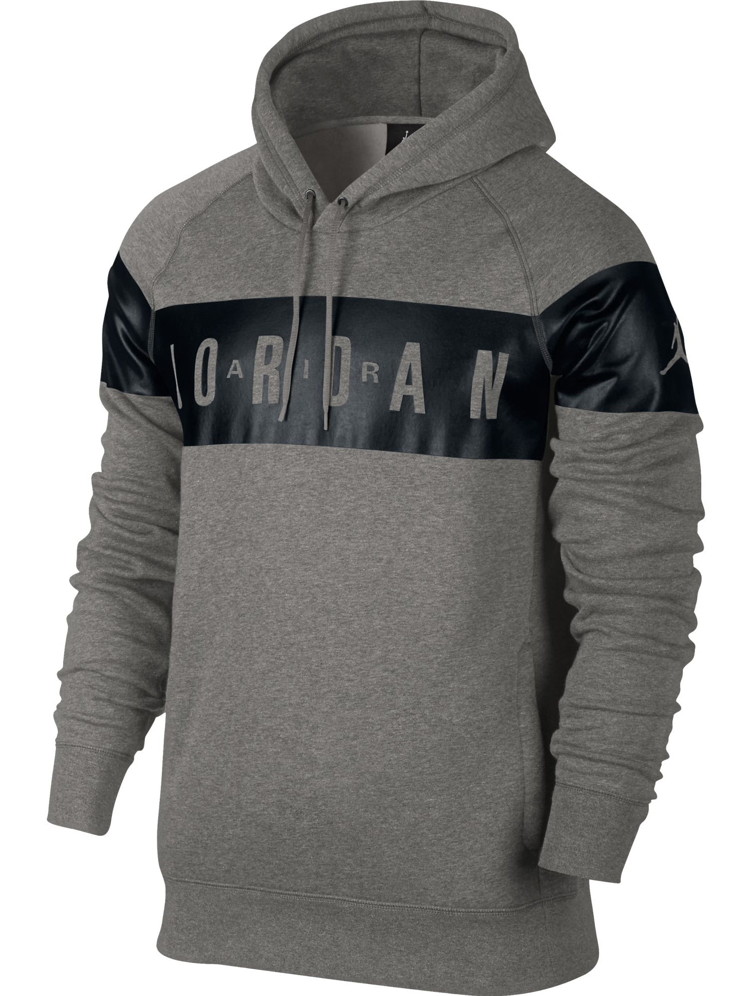 Jordan - Jordan Jumpman Brushed Men's Pullover Graphic Hoodie Grey ...
