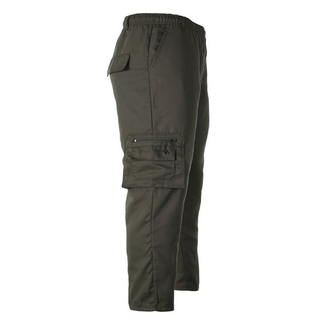 Pantalons Décontractés pour Hommes Élastiques de Travail de Combat Camping Randonnée
