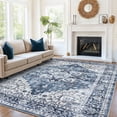 thumbnail image 3 of CHITOOMA 5'x7' Area Rugs for Living Room, Machine Washable Rugs Vintage Area Rug for Bedroom Dining Room Dorm Office with Non-Slip Backing, Stain Resistant Non-Shed Carpet, 3 of 10