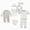 A12-Grey, variant on 0-3m Baby Girl Boy Gifts Newborn Gift Set Baby Girls Boys Clothes Outfits Newborn Cotton Hat Bibs Pants Sock Set Take Me Home Set Layette Set Caqnni