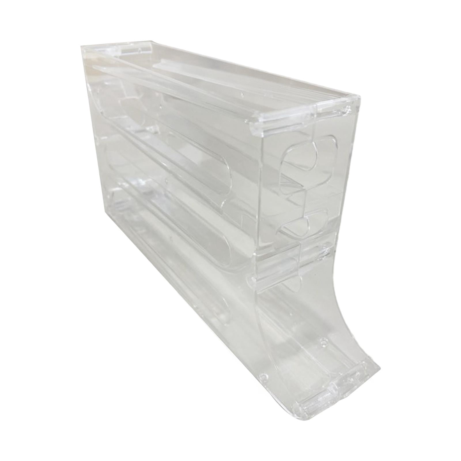 Tongina Automatic Egg Roller Organizer Egg Holder for Fridge Storage Container for Cupboard Pantry Fridge Door Refrigerator