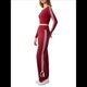 thumbnail image 3 of Tops Deportivos de Larga para Mujer, Camiseta Deportiva Ajustada Y2K para Gimnasio, Conjuntos de Otoño 2025 con Bloques de Color A Encore Rojo M, 3 of 8