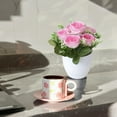 thumbnail image 5 of TIELUTT Rose pour la Maison Réaliste pour Fleurs de Mariage Fleurs Extérieures Décorations de Mariage pour Tables de Réception Centres de Table Centres de Table pour Tables Fleurs de la Saint-Valentin, 5 of 5