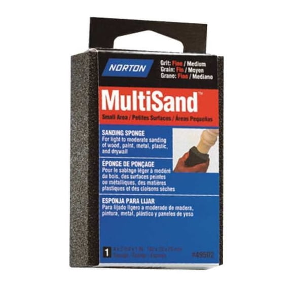 Norton Abrasives Sanding Sponge,2 3/4in W, 4in L, PK6 07660702081