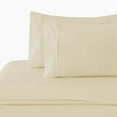 thumbnail image 3 of Marina Decoration 600 Thread Count Ultra Soft Deep Pocket Hotel Standard Solid Bedding Long Staple Percale Cotton All Season Sheet Set with Pillowcase, 3 of 7