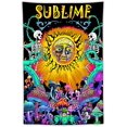 thumbnail image 1 of Sublime Sun Trippy Wall Art Psychedelic Mushrooms Colorful Hippie Tapiz para colgar en la pared para dormitorio 150x130 (Molido) JAMW Sencillez, 1 of 5