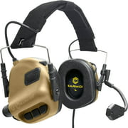OPSMEN Tactical Earmor M32 Electronic Headphones w/AUX Input (Tan)