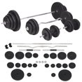 thumbnail image 5 of vidaXL Workout Bench with Weight Rack, Barbell and Dumbbell Set 120 kg, 5 of 5