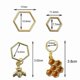 thumbnail image 4 of Gold-Tone Hexagon Bee Markers for Knitting and Crochet Projects, 4 of 5