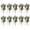 White, variant on 6inch Artificial Pine Picks Pack of 10, Flocked Holly Christmas Red/ White Berry Picks Stems, Christmas Picks and Faux Snowy Berries with Pinecones, for DIY Xmas Decoration Floral Arrangements
