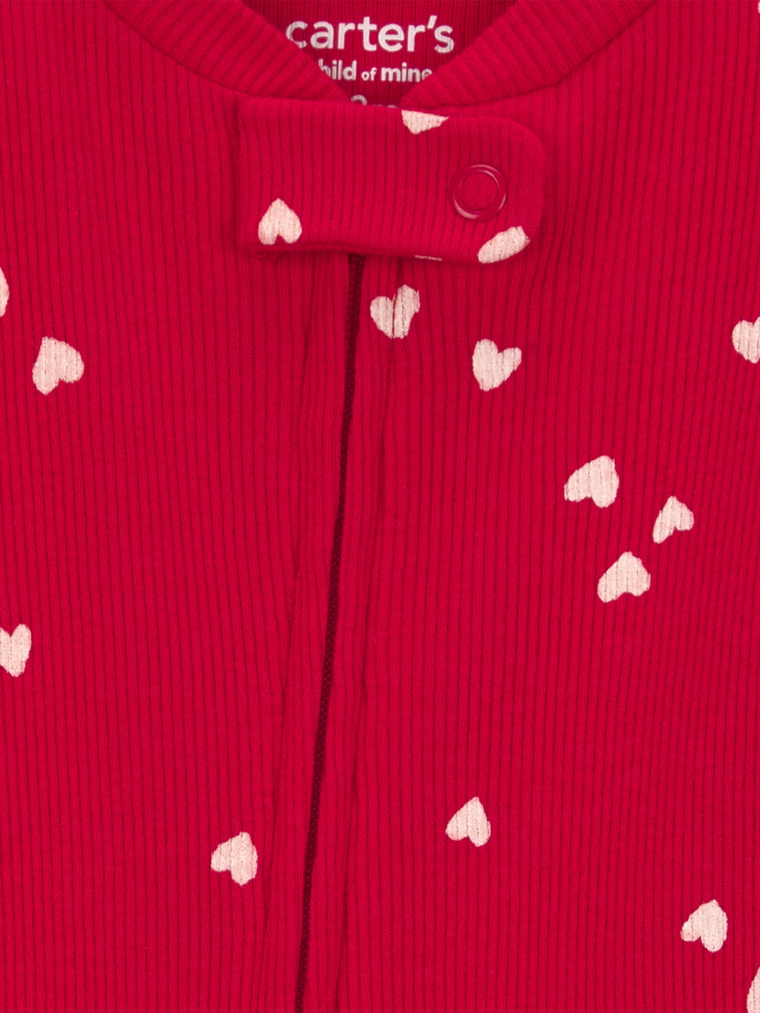 Carter's Child of Mine Baby and Toddler Valentine's Pajama, One-Piece, Sizes 12M-5T