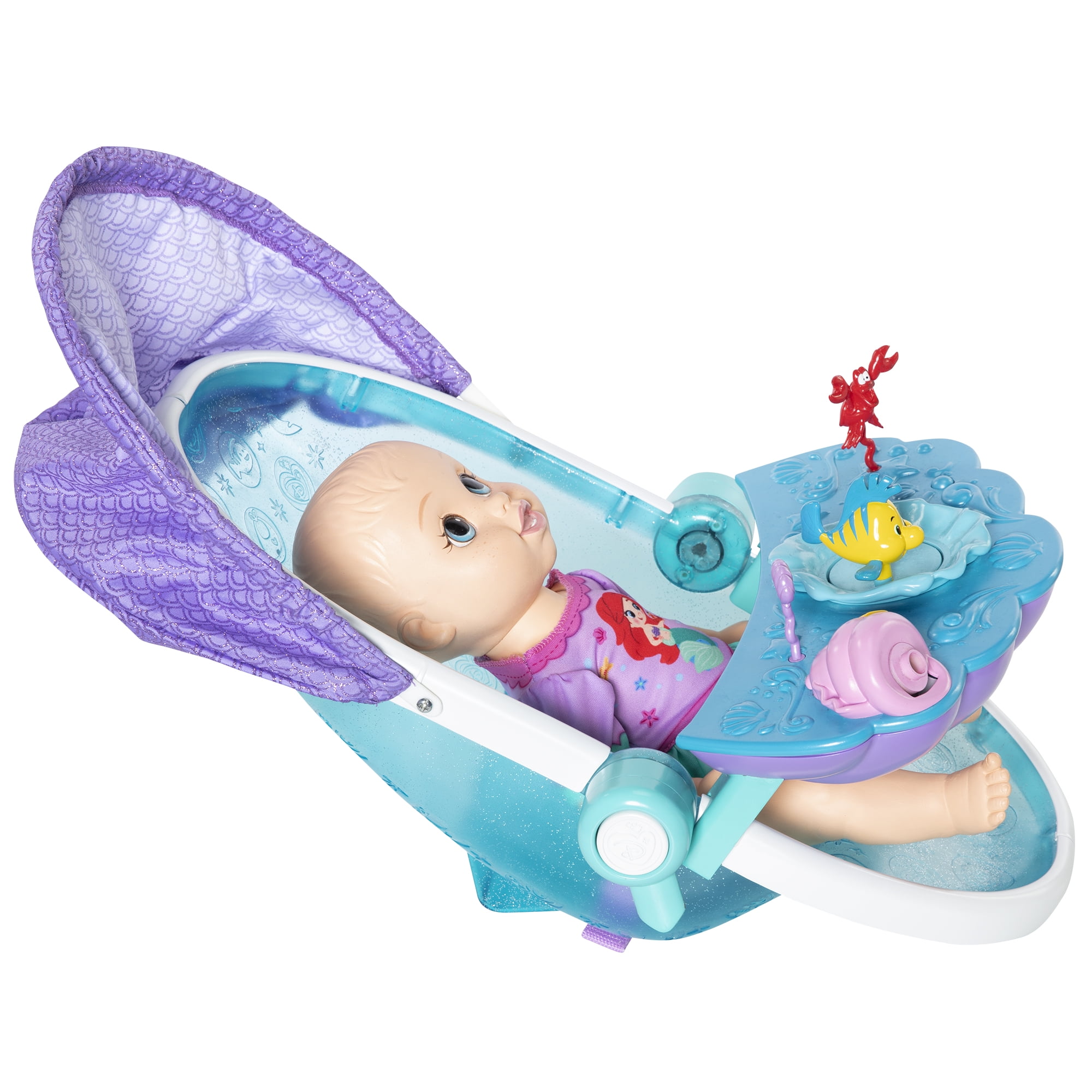 little mermaid bubble stroller