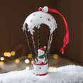 thumbnail image 5 of Adornos navideños de hierro para árbol de Navidad, globo caliente, paracaídas, Papá Noel rojo, verde, muñeco de nieve, colgante para árbol de Navidad, regalo de Año Nuevo, 5 of 5