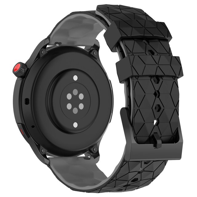 WIFKLSIIPG 22mm Solid Color Silicone Sports Sweat Proof Watch Strap with Fashionable Design and Easy Replacement