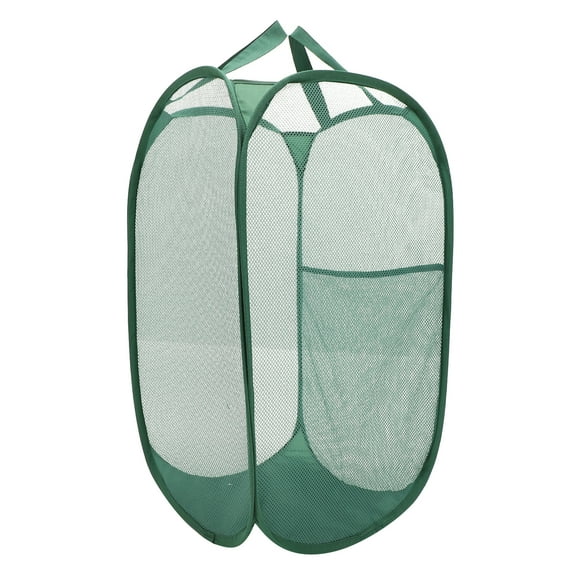 Laundry Hamper Foldable Collapsable Baskett Child Large Nylon Mesh