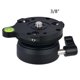 thumbnail image 2 of DY-60N 3/8 Screw Leveling Tripod Head Base for DSLR Cameras, 2 of 5
