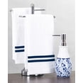 thumbnail image 1 of Azalea & Co Bathroom 3 PC Set, White/Floral Blue, 1 of 3