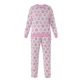 thumbnail image 4 of Way to Celebrate Women's Lounge Top and Pants Pajama Set, 2-Piece, Sizes XS-3X, 4 of 4
