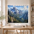 thumbnail image 5 of Mountain Lake Highly with Detailed Consists Bright Soft, Mystical Fantasy for Space Lovers, Galaxy Room Decor, Housewarming Gift, Tapestry Wall Hanging for Bedroom and Dorm, 5 of 7