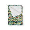 thumbnail image 2 of Fish Soft Flannel Fleece Throw Blanket, Hungry Piranhas in the Ocean Chasing Their Prey to Eat Dangerous Wildlife Animals, Cozy Plush for Indoor and Outdoor Use, 60" x 80", Multicolor, by Ambesonne, 2 of 5